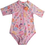 Soleda UV Korumalı UPF 50+ Bebek Çocuk Mayosu Mermaid Magic - Pembe - 2 - 3 Yaş