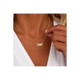 Soleildor 925 ayar Orijinal Gümüş Kişiye Annelere Sevgililere Özel Doğum Günü Hediyesi A B S M T O Z B E G harfli Gold Takı İki Harf iki harfli Bir Kalp Gümüş Kolye (istediğiniz harfler yapılır)