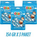 Şölen Ozmo Mini Eggs 154 gr x 3'lü Fırsat Paketi Sütlü Çikolata Lezzeti ile Tatlandırılmış - 1 Adet