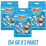 Şölen Ozmo Mini Eggs Yumurta Çikolata 154 G 3 Lü Paket - 154 gr