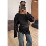 solena sln Kadın Saten Asimetrik Güpür Detaylı Bluz