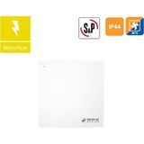 Soler Palau Decor 200 Cr Design Mini Aksiyel Banyo Tuvalet Ortam Havalandırma Fanı Pilot Lamba Geri Tepme Ventilli Timer Agmair Agm Air - Standart - Beyaz