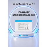 Soleron 100AH 12V Nano Karbon Jel Akü