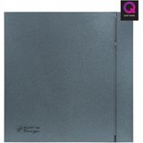 Soler&Palau Dekoratif Gri Havalandırma Fanı Grey Silent 100 Cz Design Ultra Sessiz Banyo Wc Aspiratörü Soler Palau Estetik Dizayn