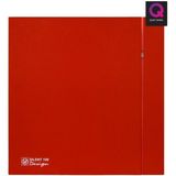 Soler&Palau Dekoratif Kırmızı Havalandırma Fanı Red Silent 100 Cz Design Ultra Sessiz Banyo Wc Aspiratörü Soler Palau Estetik Dizayn