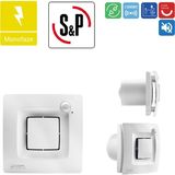 Soler&Palau Silent Dual 100 Sensörlü Egzoz Fanı 2200 Rpm 25 Hava Debisi Tasarruflu Çalışma