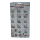 SOLESTAR 16 PARÇA MATKAP-SPİRAL-HİLTİ-KIRICI KÖMÜR SETİ