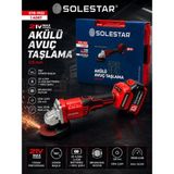 Solestar Akülü Avuç Taşlama 125MM