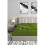 Soley 100x200 Lastikli Fitted Penye Çarşaf, Yeşil