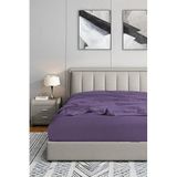 Soley 120x200 Lastikli Fitted Penye Çarşaf, Mürdüm