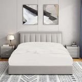 Soley 180x200 Lastikli Fitted Penye Çarşaf, Beyaz