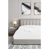 Soley 200x200 Lastikli Fitted Penye Çarşaf, Beyaz