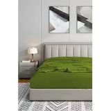Soley 200x200 Lastikli Fitted Penye Çarşaf, Yeşil