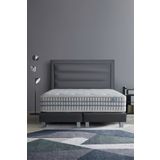 Soley Blue Night 100x200 cm Sert-Yumuşak Çift Kullanım Özellikli Ergonomik Hybrid Yatak