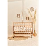 Soley Boho Bebek Yatak Koruyucusu (35X210) - 0 - 3 Yaş - Bej