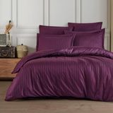 Soley | Calisto | %100 Pamuklu Çift Kişilik Saten Nevresim Takımı - 200 x 220 cm - Bordo