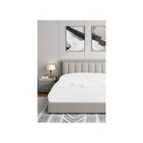 Soley | Jersey | %100 Doğal Pamuklu Tek Kişilik 120 x 200 Lastikli Çarşaf - 120 x 200 cm - Beyaz