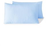Soley | Jersey | %100 Pamuk Premium 2'li Yastık Kılıfı Seti - Mavi - 50 x 70 cm