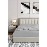 Soley Jersey Gri %100 Pamuk Çift Kişilik 200x200 cm Lastikli Çarşaf