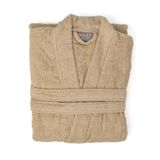 Soley | Kimono |%100 Pamuk Kadın/Erkek Unisex Kimono Bornoz BEJ L - BEDEN