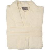 Soley | Kimono | %100 Pamuklu Kimono Bornoz - Krem - 2XL