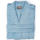 Soley | Kimono | %100 Pamuklu Kimono Bornoz - Mavi - XL
