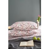 Soley Liberty Bordo %100 Pamuk 2'li Yastık Kılıfı Seti