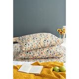 Soley Liberty Sarı %100 Pamuk 2'li Yastık Kılıfı Seti