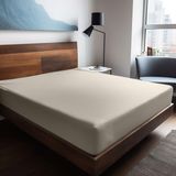 Soley | Mi x & Match | Plain | Pamuklu Ranforce 160 x 200 Çift Kişilik Çarşaf - 160 x 200 cm - Ekru