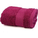 Soley | Minerva | %100 Pamuklu Extra Yumuşak Misafir Havlusu - 30 x 50 cm - Bordo
