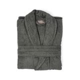 Soley Minerva Extra Yumuşak %100 Pamuk Kadın / Erkek Unisex Bornoz Antrasit