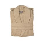 Soley Minerva Extra Yumuşak %100 Pamuk Kadın / Erkek Unisex Bornoz Kahve