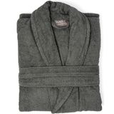 Soley | Minerva | Extra Yumuşak %100 Pamuklu Kadın / Erkek Unisex Bornoz - Antrasit