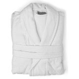 Soley | Minerva | Extra Yumuşak %100 Pamuklu Kadın / Erkek Unisex Bornoz - Beyaz - 2XL