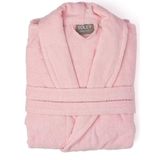 Soley | Minerva | Extra Yumuşak %100 Pamuklu Kadın / Erkek Unisex Bornoz - XL - Pembe