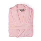 Soley | Minerva | Extra Yumuşak%100 Pamuklu Kadın/Erkek Unisex Bornoz L - BEDEN PEMBE