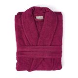 Soley | Minerva | Extra Yumuşak%100 Pamuklu Kadın/Erkek Unisex Bornoz M - BEDEN BORDO