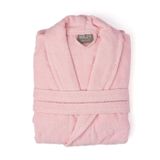 Soley | Minerva | Extra Yumuşak%100 Pamuklu Kadın/Erkek Unisex Bornoz Pembe XXXL - BEDEN