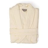 Soley | Minerva | Extra Yumuşak%100 Pamuklu Kadın/Erkek Unisex Bornoz XL - BEDEN KREM