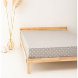 Soley | Mix & Match | Hearts | %100 Pamuk Çift Kişilik Düz Çarşaf - 240 x 260 cm - Beyaz