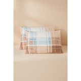 Soley Mix & Match | Milo | %100 Pamuk 2’li Yastık Kılıfı Seti (50X70CM) - Mavi - 50 x 70 cm
