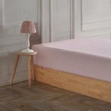 Soley | Mix & Match | Oriana | %100 Pamuklu Tek Kişilik 160 x 240 Çarşaf - 160 x 240 cm - Beyaz - Pembe