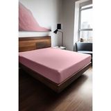 Soley | Mix ve Match | Plain | %100 Pamuk Ranforce Lastikli Çarşaf Pembe
