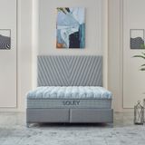 Soley Napoly 90x190 CM Full Ortopedik Paket Yaylı Hipersoft Yatak
