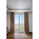 Soley Olea 140x270 cm 2 Adet Bej Fon Perde