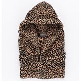 Soley | Panthera | Pamuk Kadın / Erkek Bornoz (Unisex) - XS - Leopar