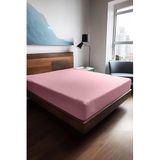 Soley Plane 100X200 Ranforce Fited Çarşaf, Pembe