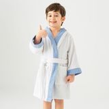 Soley | Pueri | Nepos |%100 Pamuklu Erkek Çocuk Bornozu Beyaz