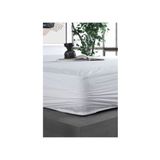 Soley | Sıvı Geçirmez Fited Pamuklu Alez Tek / Çift Kişilik Yatak Koruyucu - Beyaz - 120 x 200 cm