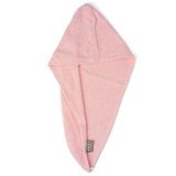 Soley | Talya | Extra Yumuşak Pamuklu Saç Havlusu - Bone PEMBE